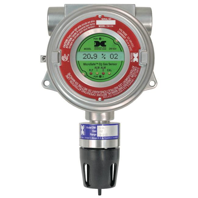 Detcon Oxygen Sensor, DM-634